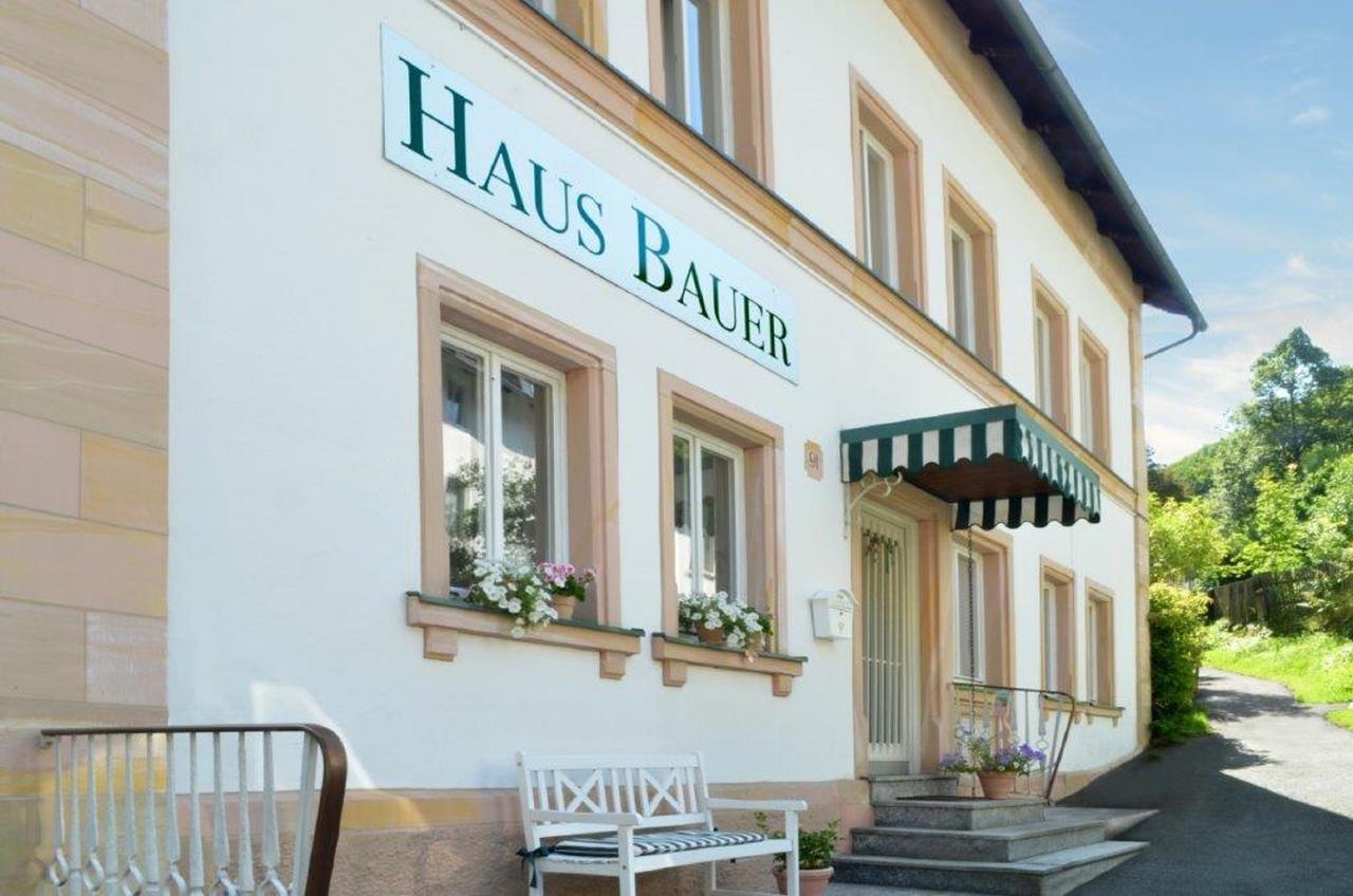 Hotel Haus Bauer Bad Berneck im Fichtelgebirge Exteriör bild